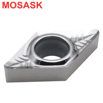 MOSASK DCGT 10BUC 0702 11T3 04 08 02-AL ZK01 Cupru Aluminiu Finisaj de Prelucrare de Prelucrare a Cimentat Carbură de Tungsten Insertii