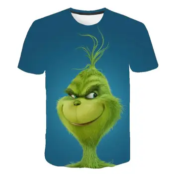 Noi 3D imprimate T-shirt film verde grinch T-shirt de moda de top model animal drăguț bărbați și femei de îmbrăcăminte de modă T-shirt