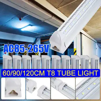 Super Bright Led T8 Tub de Lumină Lampă AC85-265V 60 cm 90 cm 120 cm Fluorescente de Înlocuire Lumini 2ft 3ft 4ft de Mare Putere 20W 26W 36W