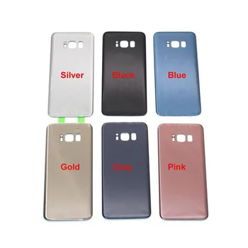Sinbeda Orinigal Pentru Samsung Galaxy S8 Spate Capac Baterie G950 SM-G950F G950FD S8 Plus S8+ G955 SM-G955F G955FD din Spate de Sticlă