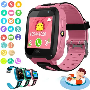 Copii Ceas Inteligent Impermeabil Apel Smartwatch GPS Antil-a pierdut locul de Amplasare Tracker Copii Ceas Telefon Pentru Fete Baieti Cadouri