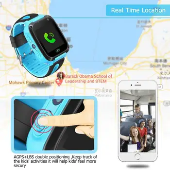 Copii Ceas Inteligent Impermeabil Apel Smartwatch GPS Antil-a pierdut locul de Amplasare Tracker Copii Ceas Telefon Pentru Fete Baieti Cadouri