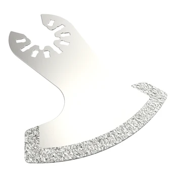 4buc Diamant Triunghi Rasp Oscilant pânze de Ferăstrău din Carbură de E-cut pentru Șlefuirea Dur Umplutură Tigla Ceramica Unealta de Ferăstrău