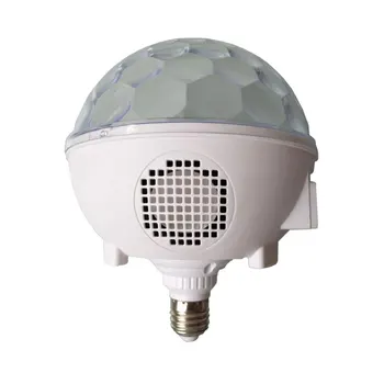RGB LED Disco Ball Sunet Lumini de Partid de Muzică fără Fir Bluetooth Lampă Cu Difuzor de lumini Disco pentru acasă E27 9 culori