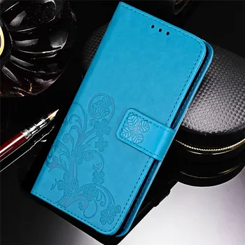 Flip Flori Cazul în care Telefonul pentru Huawei Honor 6A Bucurați-vă de 6 6S 6C Pro Nova 2 Plus Lite 2i 2017 3 3i 3E Tineri 4 Fundas Portofel Acoperi