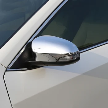 2016 2017 Chrome Ușă Laterală Vedere din Spate Capace de Oglinzi Garnitura Capac de Acoperire Accesorii Auto 2 buc pentru Toyota Corolla Altis E170