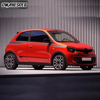 Curse Sport Dungi Masina Talie Linii Autocolant Pentru Renault Twingo 3-5 usi Auto Accesorii Auto Corpul Decor Autocolant