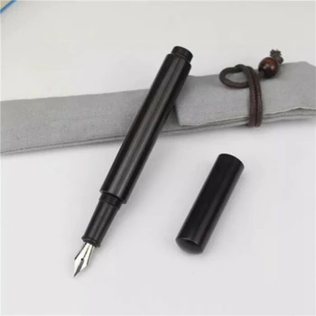 2020 Nou din Lemn Negru Stilou Fin Clip Peniță 0,5 mm Student Biroul Practică Rechizite de Scris Pixuri Cadou de Papetărie Suppily