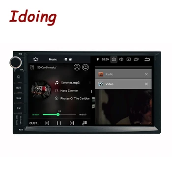 Idoing 4GB+64G Volan Universal 2Din Android Radio Auto Multimedia GPS Built-in Glonass 1024*600 PX5 TDA7850
