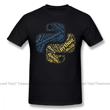 Producător Tricou Python Programmer Tricou T-Shirt de Bază Mâneci Scurte Tricou Plus dimensiunea sex Masculin Tricou