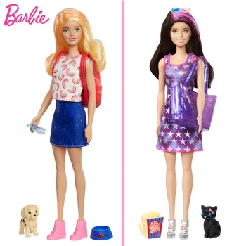 Nou Original Păpuși Barbie de Zi-Noapte, de Culoare Dezvăluie Orb Cutie cu 25 de Surprize, Jucarii pentru Fete Copii Cadouri Jucarii pentru Copii Machiaj
