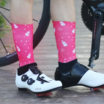 2019 Noi Ciclism Șosete Bărbați Femei Haioase De Personalitate Anti-Alunecare, Biciclete De Sport În Aer Liber Șosete De Funcționare Compresie Calcetines Ciclismo