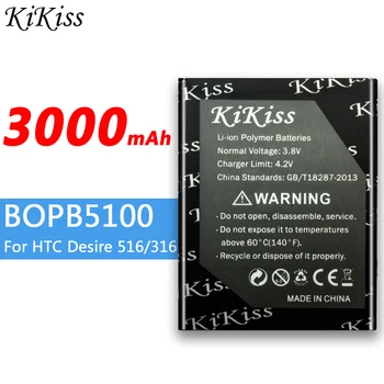 Pentru HTC Desire 516 / Desire 316 3000mAh Baterie de Mare Capacitate BOPB5100 D516d htc516 D516w D316d 316d Telefon Baterie de Mare Putere