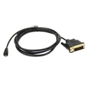 CAA-1,8 M 6FT Micro HDMI Male la DVI 24+1 tata Cablu Cablu Pentru HDTV Full HD TV