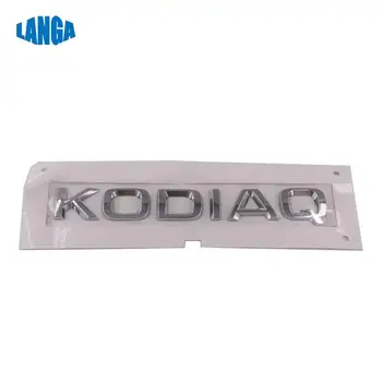 56H 853 687B 56G853687B pentru Skoda Kodiaq Inscripție cu masini 3D Autocolant, Decal Logo-ul din Spate Insigna Emblema Crom