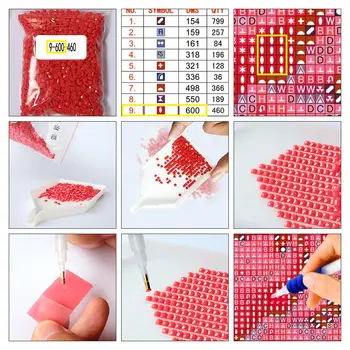 5D DIY Diamant Pictura Lup goblen Kit Complet de Foraj Pătrat Broderie Mozaic Animale de Artă de Pietre Decor Cadou