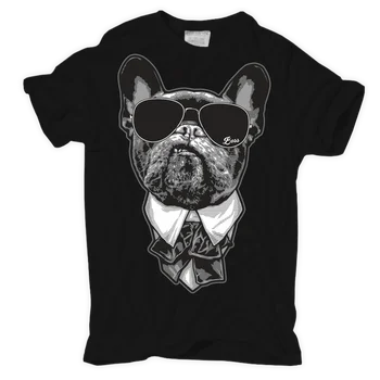 Amuzant Îmbrăcăminte Casual Maneca Scurta Tricouri T-Shirt Bulldog francez Hunde Câini Franzosische Bulldogge Tendință Neu Original T-shirt