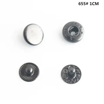 40 de seturi de 655 snap butonul negru nichel 1 cm catarama buton de fixare fixare diy bagaje de mână accesorii de 4 culori +un instrument de mână