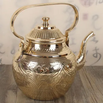 Manual de cupru Pur Ceainic ceainic de apă 750 ml 950 ml 1300 ml ceai de iasomie verde crud puer longjing ceai pu erh tieguanyin ceai-oală