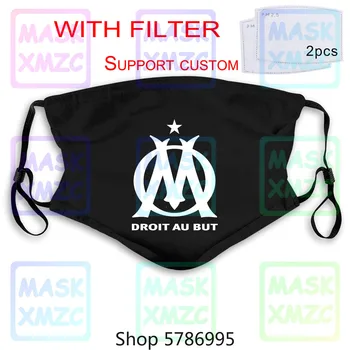 Oamenii Masca Olympique De Marseille Franta Fotbal Topuri O De Gât Adult Tee Masca Masca De Femei