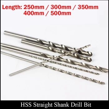 4.4 mm 4.5 mm 4.6 mm, 4.7 mm, 4.8 mm 250 mm 300 mm 350 mm 400 mm Extra Lungi Metal, de Lemn de Mare Viteză din Oțel HSS Direct Shank Twist Drill Bit