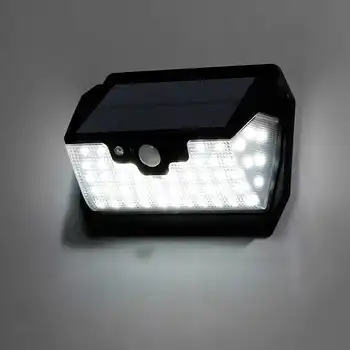 55LED Lampă Solară USB Reîncărcabilă Solar de Perete de Lumină Senzor de Mișcare PIR, Lămpi de Exterior rezistent la apa Iluminat de Securitate pentru decor Gradina