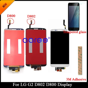 Testate LCD Display LG G2 D800 D801 LCD Display PENTRU LG G2 D802 D805 Display LCD Touch Screen Digitizer Asamblare