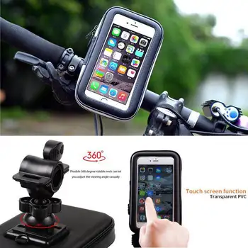 Bicicleta cu Motor Suport de Telefon de Telefon rezistent la apa Sac Pungă Caz de Motociclete Biciclete Ghidon Telefoane mobile GPS Stand pentru iPhone 12 Pro Max