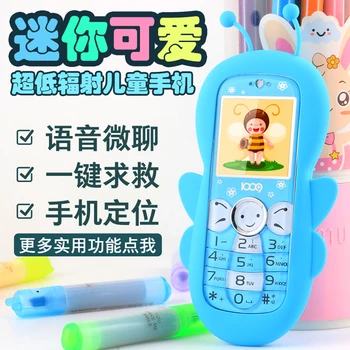 Bluetooth Mini Drăguț Copil Elev Slot pentru Card de Memorie aparat de Fotografiat Timp de așteptare One-Touch de Apelare de Desene animate Minunat de Buzunar Telefon Mobil