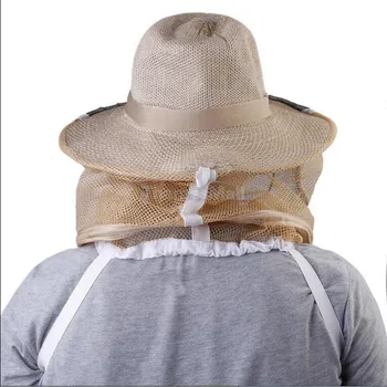 Apicultura Pălărie Pălărie Apicultor De Țânțari Albine Net Plină Față, Pe Gât, Acoperă În Aer Liber Bug Plasă Masca De Cap Capac De Protecție