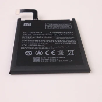 2020 ani Xiaomi Original Bateria Telefonului BM39 Pentru Xiaomi Mi 6 Mi6 3250mAh de Mare Capacitate Baterie de schimb Instrumente Gratuite