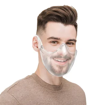 2 buc Anti-pm2.5 Masca De Protectie Transparent Gura De Acoperire Durabil Masca Fata Scut Combina Plastic Reutilizabile Clar Măști De Față