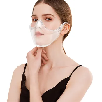 2 buc Anti-pm2.5 Masca De Protectie Transparent Gura De Acoperire Durabil Masca Fata Scut Combina Plastic Reutilizabile Clar Măști De Față