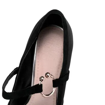 Femeile Mătase Tocuri Înalte De Moda Pantofi Mary Jane Confort Subliniat De La Picior Toc Pătrat Pompe 2019 Nouă Primăvară De Toamnă Pantofi Femei