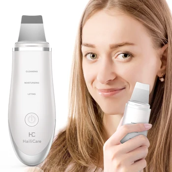Profesional Cu Ultrasunete Facial Skin Scrubber Ion Adânc Curățarea Feței Peeling Reîncărcabilă De Îngrijire A Pielii Dispozitiv Instrument De Frumusete