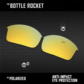 OOWLIT Lentile de piese de schimb Pentru Oakley Bottle Rocket OO9164 ochelari de Soare Polarizati - mai Multe Culori