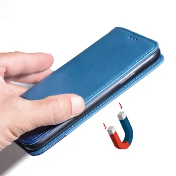 Pentru Oneplus 8t Caz din Piele de Lux Nou 5G Stand Flip Telefon de Portofel Caz Acoperire Pentru Oneplus8t Protecție Moale Carte de Afaceri Magnet