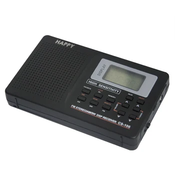 Coolvox CS-106 Full-band Multiband Stereo Tuner Digital FM/AM/SW/LW/TV de Sunet Full-wave Receptor de Bandă a Antenei Radio cu Casti