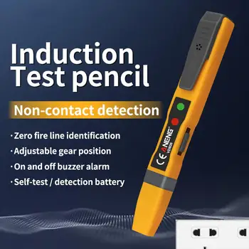 Fierbinte VD806 AC/DC Detector de Tensiune Electrică Non-contact Pen Tester de Continuitate a Bateriei Test Creion cu Lumina de Sunet de Alarmă