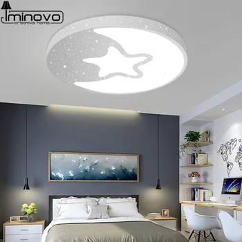 LED Lumina Plafon Moderne Lampă de Panou Stele corp de Iluminat Dormitor pentru Copii Sala de Montare pe Suprafață Culoare de Control de la Distanță Copii