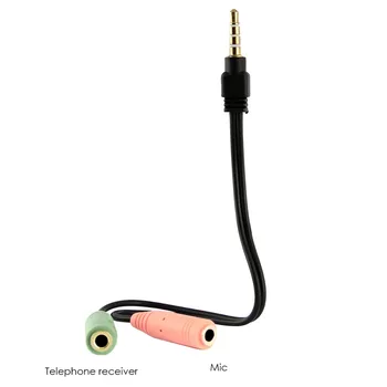 Mini Dimensiuni Mici Lavaliera Rever Cravată Clip-on Condensator Microfon de Studio Cu Sac de Depozitare Universal Mic Pentru iOS/Android Telefoane