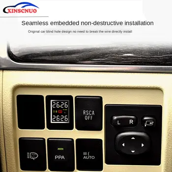 XINSCNUO Electronice Auto Wireless Pentru Toyota Land Cruiser TPMS a Presiunii în Anvelope Sistemul de Monitorizare Senzor Display LCD