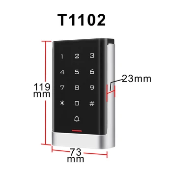 Metal rezistent la apa Standalone RFID control Acces 125KHz controler Tactil ecran Tactil sistem de control acces kit