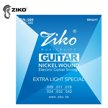 ZIKO .009-.042 DN-009 Chitara Electrica, Siruri de caractere Nichel Rana Hexangon Aliaj de Bază de Instrumente Muzicale Accesorii