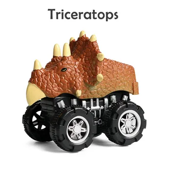 Trage Înapoi Dinozaur Masini 8 Pack Mini Dino Cars Dinozaur Vehicul Copii Mini Dino Cars Jucarii Copil Jucărie amuzant cadouri, Mini-Mașină de Jucărie