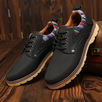 2020 nou oamenii de afaceri casual din piele pantofi impermeabil anti-alunecare pantofi pentru bărbați low-cut moda pantofi pentru bărbați