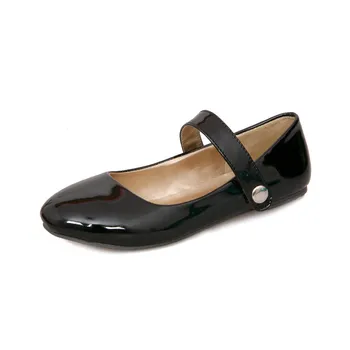 MORAZORA 2020 new sosire femei pantofi plat rotund toe primavara-vara pantofi singur confortabil simplu pantofi casual femei negru