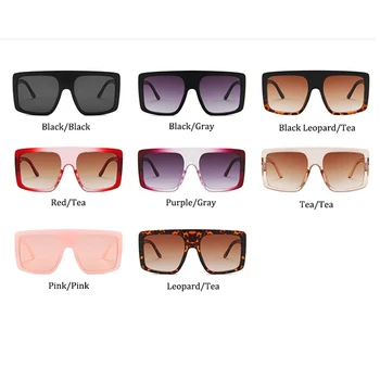 Supradimensionate de Sus Plat ochelari de Soare femei de moda, cadru Mare Designer de Brand Femei Ochelari de Soare vintage pilot ochelari de Lunetă De Soleil