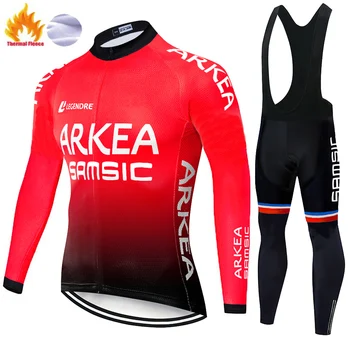 Echipa ARKEA ciclism kit 2020 Termică Iarna Fleece biciclete imbracaminte barbati 20D gel bune echipamente de ciclismo hombre para