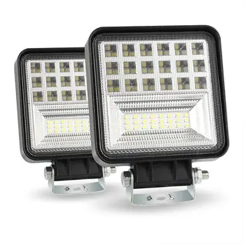 1 BUC Lucru cu LED-uri Lumina de zi 12600LM Off-road de Conducere Auto Lampă de Ceață Lighting126W Piața de Automobile Motociclete Faruri